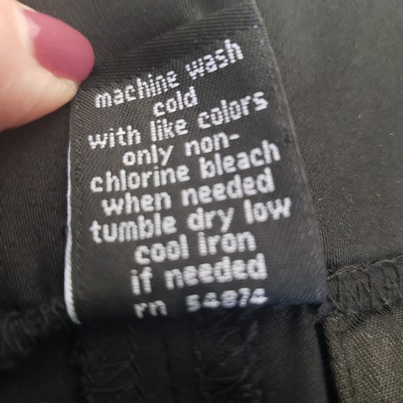 The Limited Cuffed Shorts Black Womens Size 6 Slash Pockets Stretch Twill Chino - Picture 11 of 11